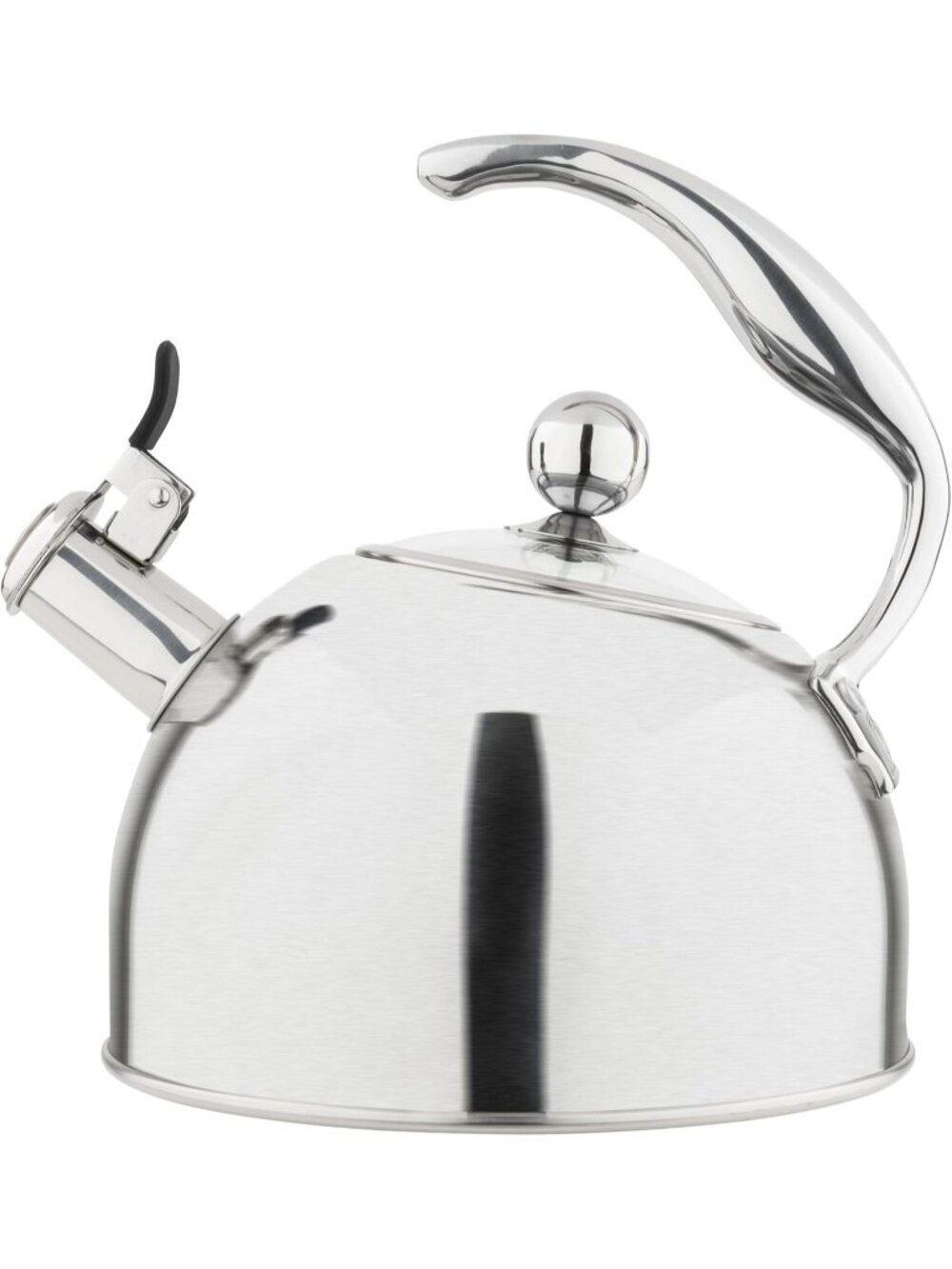 Viking  2.6 Qt 3-Ply Stainless Steel Kitchen Tea Kettles Satin Silver Induction